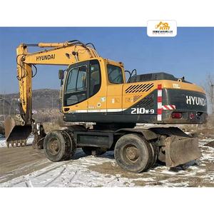 R210w -9 Hecho en Corea, Excavadora Hidráulica de Ruedas Usada Hyundai 210w-9 - Product Image 1