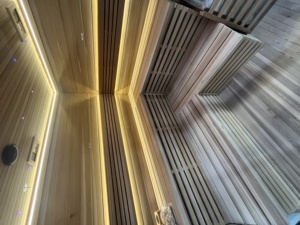 <span class=keywords><strong>Sauna</strong></span> Eléctrica Infrarroja de Diseño Moderno con Madera de Hemlock Sólida para Recuperación de Salud <span class=keywords><strong>en</strong></span> Interiores y Terapia de Iones de Oxígeno para el Cuidado Corporal - Product Image 6