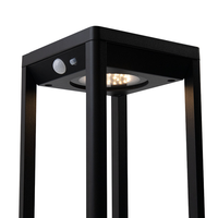 Lumières de jardin LED étanches d'extérieur modernes Détecteur de mouvement solaire en aluminium moulé sous pression pour jardins et chemins