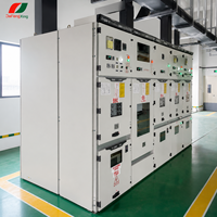 Armoire de Commutation Haute Tension Intérieure DaFengXing KYN28-12 12kV IP4X AC 1250A 50Hz en Aluminium Revêtu de Zinc pour Installation Métallique Fermée
