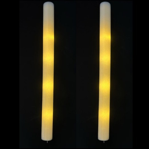Esponja luminosa con luz amarilla.