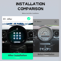 11,7 pulgadas Android 14 para BMW Mini Cooper R56 R60 2006-2016 reproductor Multimedia de Radio para coche AUTO Audio Carplay navegación GPS
