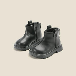 Bottes de neige pour enfants JHT, vente chaude transfrontalière, chaudes, respirantes, à la cheville, décontractées, doublées, bottes en caoutchouc à fermeture éclair pour filles - Product Image 5