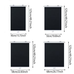 Car Sunshade Retractable UV 40x125cm 50x125cm 58x125cm 68x125cm PVC Side <b>Window</b> <b>Shade</b> for Vehicle Interior D0100XUJC0U Retractab - Product Image 6