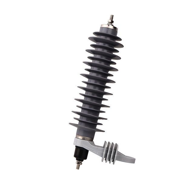 Capacitor Bank Lightning Arrester Protector Custom Voltage Options (11-33KV) IEC6099-4 Standard Polymer + Metal Oxide Material