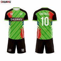 Polyester Fußballtrikot Uniform Sublimationsdruck für Erwachsene Jugendliche Kinder Großhandel Einzelhandel Sport E-Sport Personalisierbar