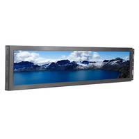 Moniteur LCD extensible personnalisé de 36.6 pouces pour les lecteurs publicitaires Écran d'affichage publicitaire LCD Barre de bord d'étagère LCD pour centre commercial