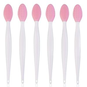 <span class=keywords><strong>Brosse</strong></span> Lèvres <span class=keywords><strong>Exfoliante</strong></span> Personnalisable avec Logo et <span class=keywords><strong>Brosse</strong></span> Nettoyante Nez Double Face en Silicone Souple pour Gommage Lèvres et Retrait Points Noirs du Nez - Product Image 1