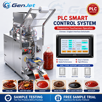 Machine d'emballage horizontale automatique pour liquides en sachet, équipement de remplissage et de scellage pour sauces, miel, ketchup, production OEM