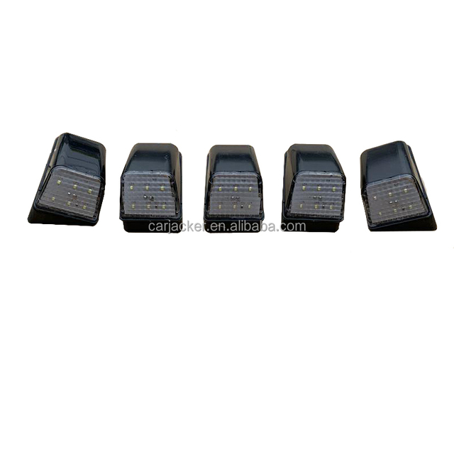 Factory Promotion 5pcs 6led Amber White 24V Top Roof Lights for Volvo FM FH Truck Lamp Indicator Marker Lantern 1623726 1623727