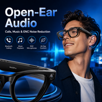 Gafas Inteligentes W620Pro con IA, Cámara HD de 13MP, Grabación de Video por WiFi, Indicaciones de Voz Personalizadas, Traducción para Llamadas, Música y Cancelación de Ruido