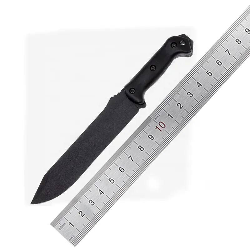 Hot outdoor straight knife wilderness survival Full Tang portable fixed blade hunting sharp tactical carbon steel fruit knives