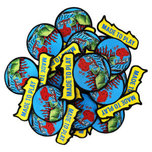 رقع تطريز مخصصة من الشينيل والترتر، قابلة للكي بالحرارة، مع شريط فيلكرو، للاستخدام كسلسلة مفاتيح أو شارة، قابلة للخياطة، مع شعار بالليزر، تطريزات للقبعات والحقائب والملابس. - Product Image 6