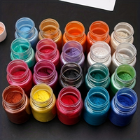 Pigment en poudre de mica SANKIN pour résine époxy Pigment de couleur perle Kit de matériaux en résine époxy en poudre nacrée de qualité cosmétique