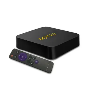 Omikai boîte de télévision 4k mx10 smart box tv android soutien OEM ODM haute vitesse 2.0 USB trois USB host2.0