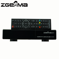 Nouvelle vente chaude numérique Singal 2 * DVB-S2X + DVB-T2/C Triple Tuners 4K UHD TV Box Linux OS E2 ZGEMMA H7S avec fonctions Ci + OScam