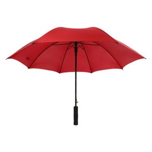 Custom Logo Red Golf Printed <b>Windproof</b> Luxury Business Gifts Straight <b>Umbrella</b> for Company - Product Image 1
