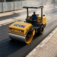 Compacteur vibrant CNCMC TRS03 de 3 tonnes à faible entretien pour les petites entreprises de location de matériel de construction