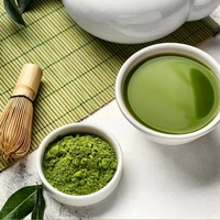 Bubuk Matcha Murni Grosir Pabrik dengan Laporan Uji COA Lengkap Bersertifikat HALAL USDA Bahan Baku Aman untuk Dimakan untuk Importir Global