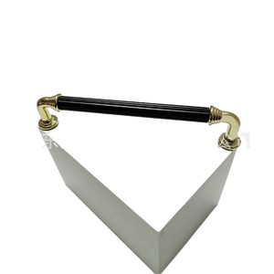 Tirador de Armario de Aluminio Negro Dorado en Forma de Barra, Diseño Moderno, Herraje Duradero para Gabinetes 8020 - Product Image 5