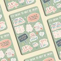 Autocollants adhésifs en vinyle Feuille personnalisée kiss cut planificateur autocollants kawaii pour bullet journal