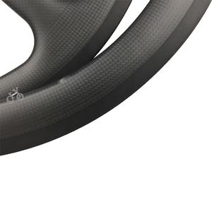 Roue en carbone vélo 20 pouces 3 rayons <span class=keywords><strong>Bmx</strong></span> <span class=keywords><strong>roues</strong></span> 451 <span class=keywords><strong>roues</strong></span> à <span class=keywords><strong>trois</strong></span> rayons frein à disque/v frein pneu <span class=keywords><strong>trois</strong></span> rayons vélo <span class=keywords><strong>roues</strong></span> - Product Image 6