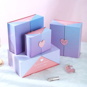 Boîtes cadeaux en carton rigide à double <span class=keywords><strong>porte</strong></span> avec fermeture magnétique, logo personnalisé imprimé, écologiques, haut de gamme, papier couché - Product Image 3