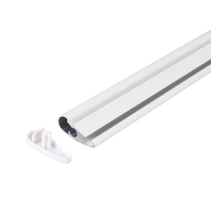 Rail de rideau en U blanc de 6 mètres, rail de store enrouleur en aluminium, rail pare-soleil détachable, design minimaliste - Product Image 3