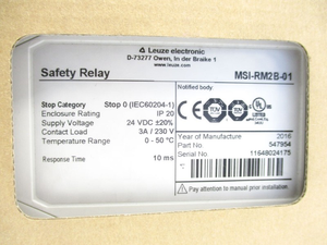 Cortina de Luz de Seguridad MSI-RM2B-01 547954, Relé de Seguridad, Barrera de Seguridad SIL3 Tipo PLe 4 IP67, Conector M12, Certificación CE, Garantía de Máquina - Product Image 4