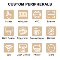 Quiosco de Impresión de Autoservicio OEM para Hoteles, Impresora de Tarjetas de Embarque, Escáner de Pasaportes, SDK, Terminal de Pago con Tarjeta, Terminal de Tarjetas de Acceso