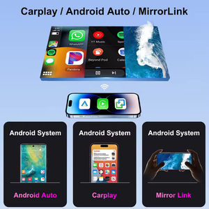 Lecteur MP5 avec écran tactile IPS de 9 pouces pour voiture, prend en charge le CarPlay sans fil, l'Android Auto, la <span class=keywords><strong>radio</strong></span> FM, l'USB et le Bluetooth - Product Image 2