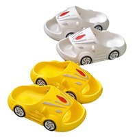 Chaussures de douche d'été pour salle de bain pour garçons et filles, antidérapantes, design de dessin animé mignon, fermeture à enfiler pour la maison.
