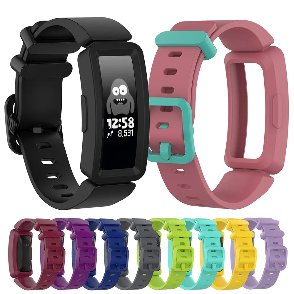 Weiches Silikon armband für Fitbit ace 2 Smart Watch <span class=keywords><strong>Band</strong></span> für Fitbit Inspire/Inspire HR Armbänder Armband