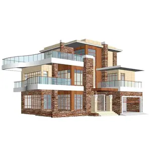 Construction rapide, Structure légère en acier, maison, bâtiment, maison modulaire, préfabriquée