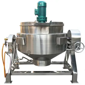 Safe and convenient industrial boiling pot