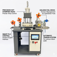 Nova Máquina de Estampagem a Quente Pneumática Automática Contínua T&D para Fitas e Etiquetas (Rolo a Rolo)