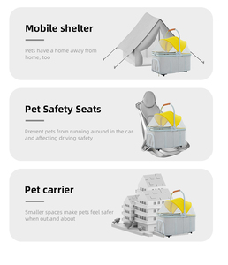 Precio de fábrica, portador de viaje ligero, fácil de caminar, plegable, desmontable, cochecito para perros y gatos, cochecito para mascotas - Product Image 6