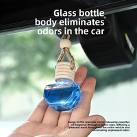 Diffuseur de parfum en verre pour voiture, désodorisant d'intérieur longue durée, aromathérapie, vente en gros