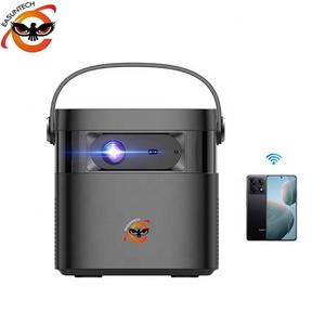 EASUNTECH M2 Full hd 1080p Cinema DLP Home Theater Led Android Video <b>Mini</b> 3D Outdoor TV 4K Smart Portable Projector with Battery - Product Image 1