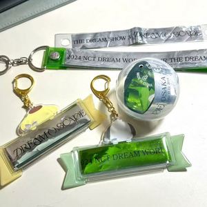 Transparent PVC Keychain Pouch with Rechargeable Feature Rectangular Idol Fan Merchandise Holder Streamers Concert <b>Keyring</b> <b>Charm</b> - Product Image 5