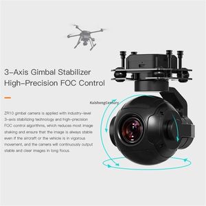 SIYI ZR10 2K 4MP 30X Hybrid Zoom <b>Gimbal</b> <b>Camera</b> Starlight Night Vision 3-Axis <b>Stabilizer</b> Lightweight Black 381g Drone Pod UAV - Product Image 4