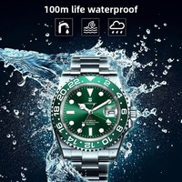 Reloj Mecánico Automático de Lujo Personalizable con Logotipo, Multifunción, para Hombre
