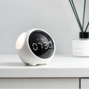 <span class=keywords><strong>Reloj</strong></span> Despertador Digital LED con Luz Nocturna, Función <span class=keywords><strong>de</strong></span> Repetición, Recargable, Activación por Voz, para Niños, Oficina, Estilo Minimalista - Product Image 5