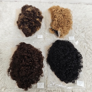 โปรโมชั่น Letsfly วิกผม Pixie Curly ราคา 9.5 ดอลลาร์ วิกผมหน้าผากลูกไม้ 13x4 วิกผมสั้นแบบ Water Wave ผมบราซิลแท้ 100% วิกผมมนุษย์แท้ ขายส่ง - Product Image 1