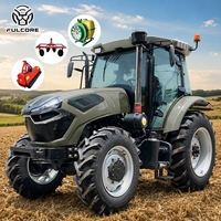Tracteur 4x4 FULCORE avec support OEM/ODM, roues réglables en option, utilisation polyvalente pour la préparation des terres