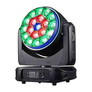 มาใหม่ล่าสุดที่สมบูรณ์แบบแสง 19*40 วัตต์ RGBW 4in1 Big Bee Eyes K15 ซูมล้าง Beam LED ย้ายหัวแสงเวที