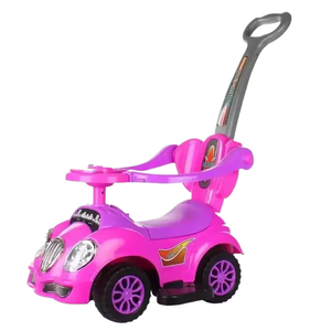 Best Choice Products 儿童三合一推车幼儿骑乘玩具户外婴儿车带声音、手柄、喇叭 - 红色 - Product Image 2