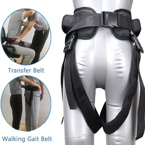 Ceinture lombaire multifonctionnelle avec passants pour les jambes, taille L, pour l'aide à la marche des patients et le soutien au transfert en fauteuil roulant - Product Image 3