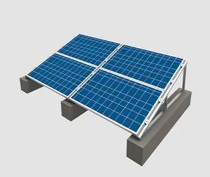 Solar Energy Panel Mount Racking Systems Roof Tripod Structure Wire Pv Cable Clip Panel Mount For Solar System