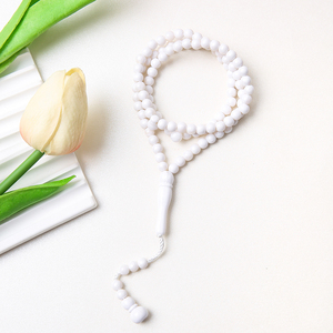 99 cuentas de ámbar Mala Tasbih listo para enviar cuentas de oración islámicas rosarios clásicos para la mezquita Alá - Product Image 4